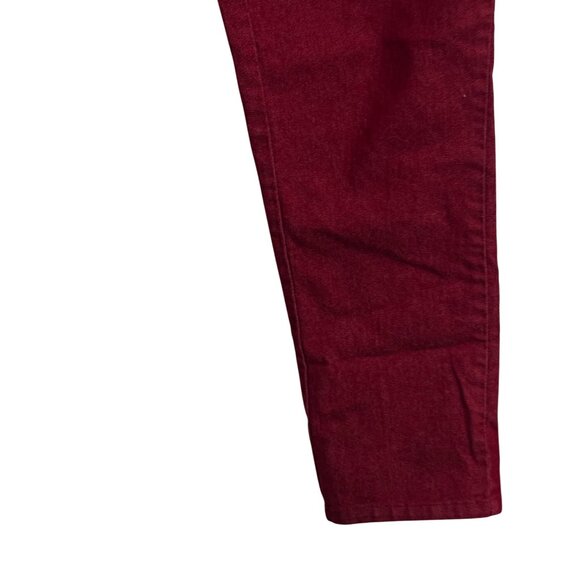 Blair Womens 10MS Burgundy Denim Stretch Pants - Picture 4 of 7